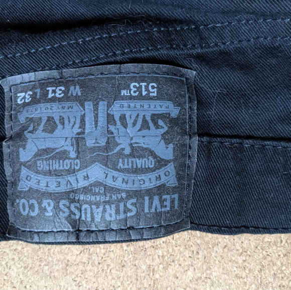 Levi 513 black jeans - Picture 2 of 3